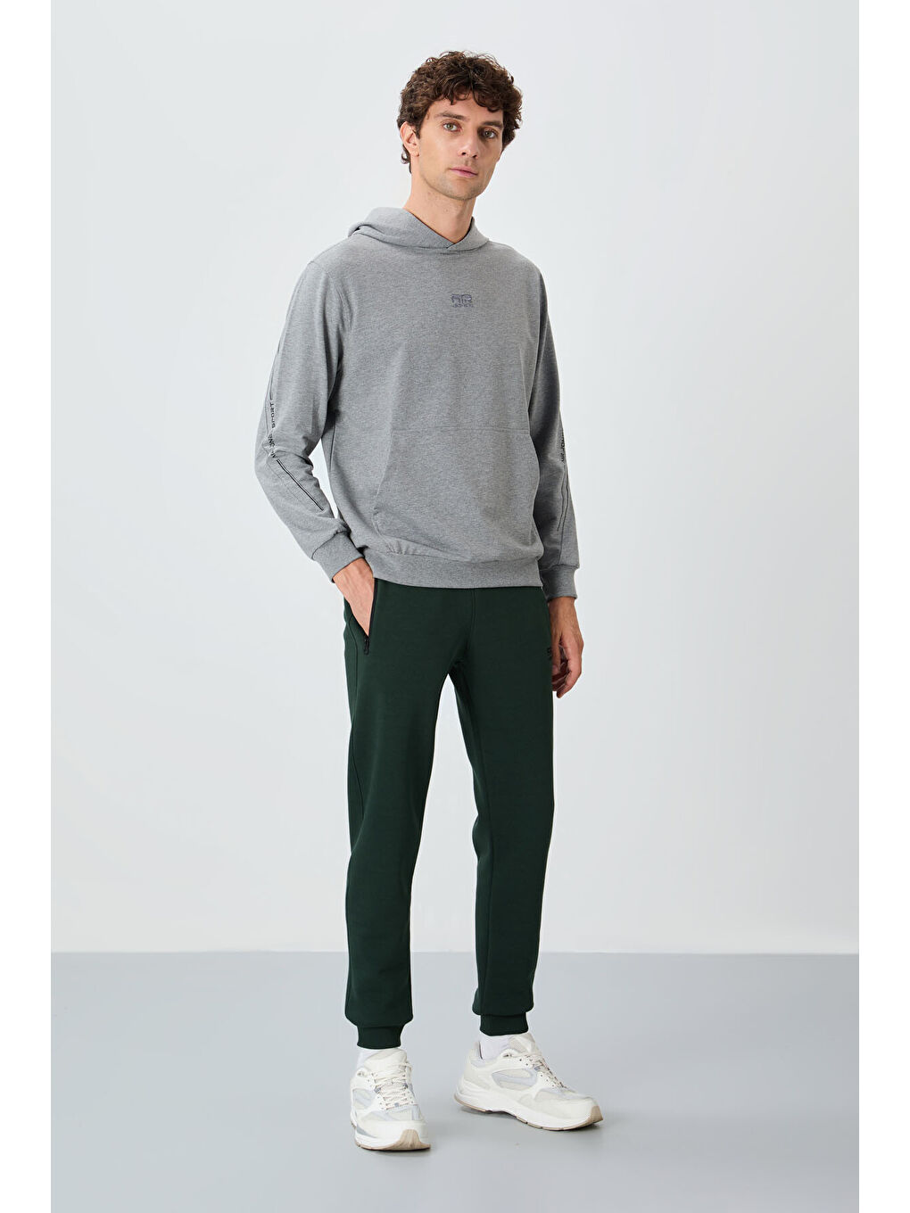 Cesar Çam Yeşil Cepli Şardonlu Erkek Eşofman Alt - 84929