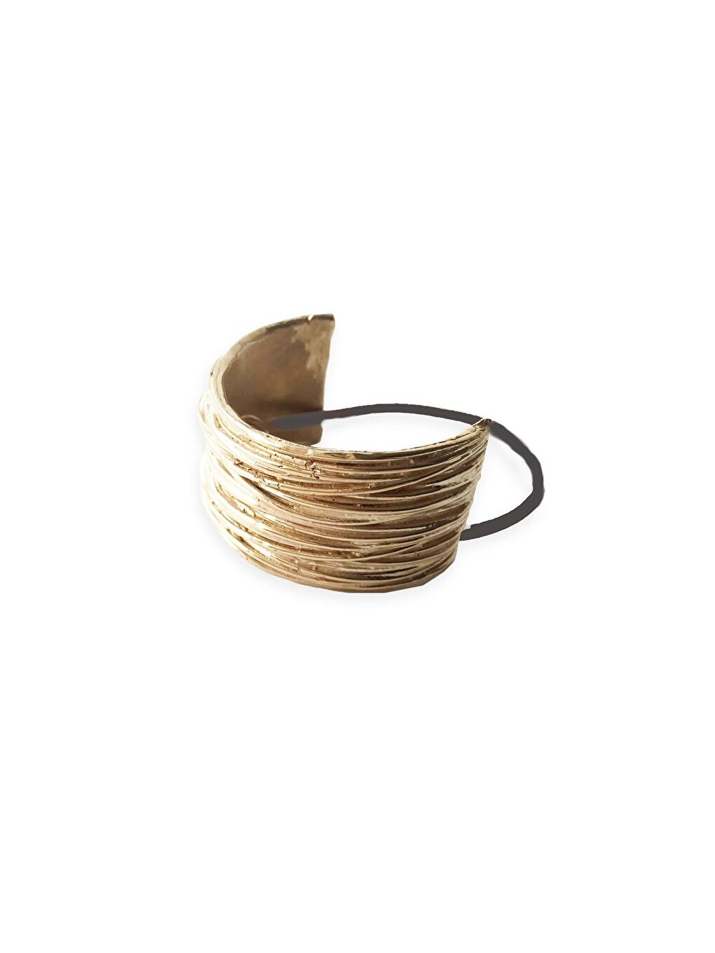 Gri Çizgi Dokulu At Kuyruğu Tokası 2'li Paket-3