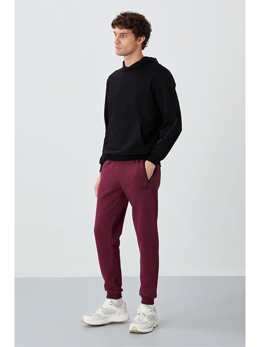 Mor Cesar Erguvan Cepli Şardonlu Erkek Eşofman Alt - 84929