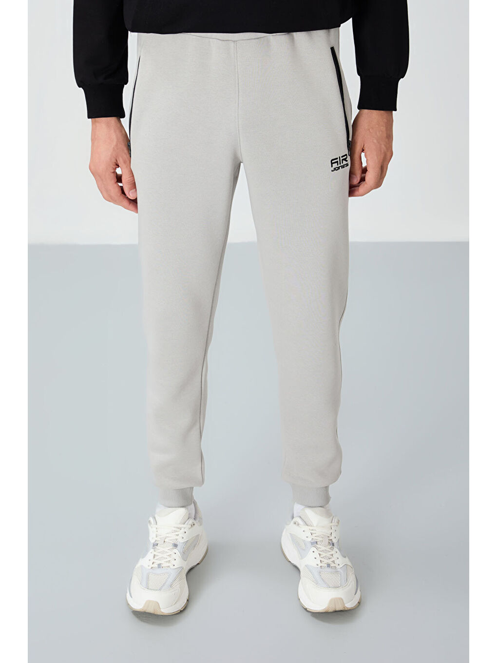 Bej Cesar Taş Cepli Şardonlu Erkek Eşofman Alt - 84929