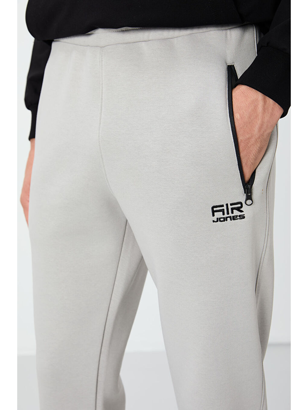 Bej Cesar Taş Cepli Şardonlu Erkek Eşofman Alt - 84929-2