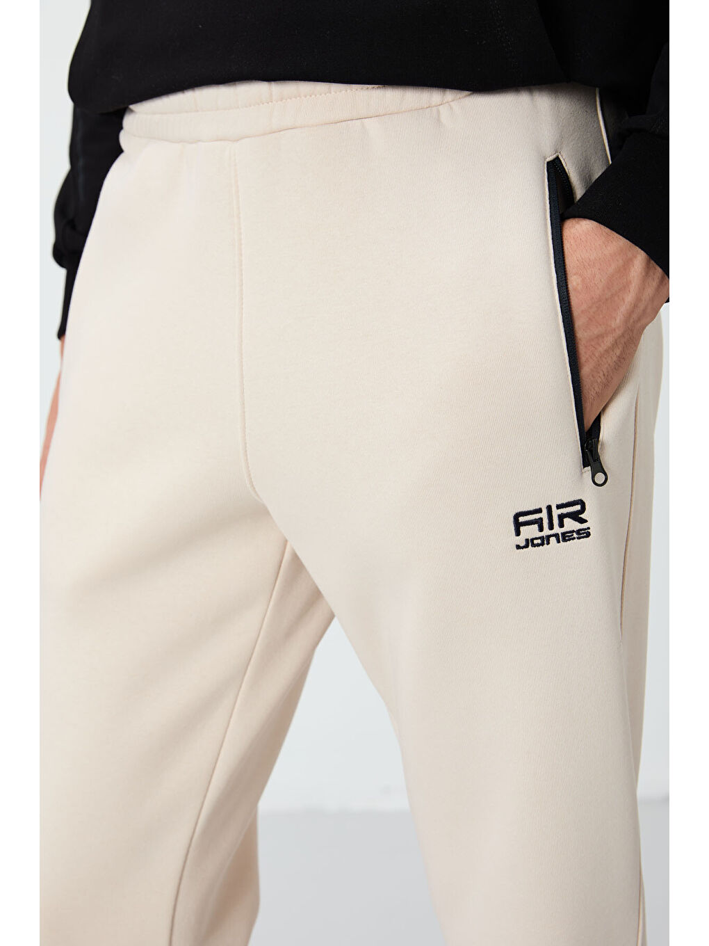 Cesar Bej Cepli Şardonlu Erkek Eşofman Alt - 84929-3