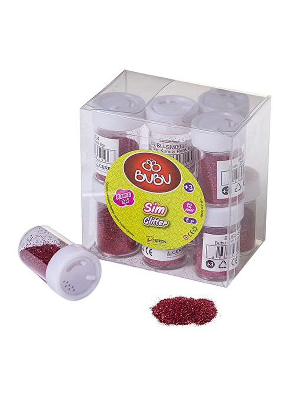 Kırmızı Sim 8 G 12 Adet BUBU-SM0004