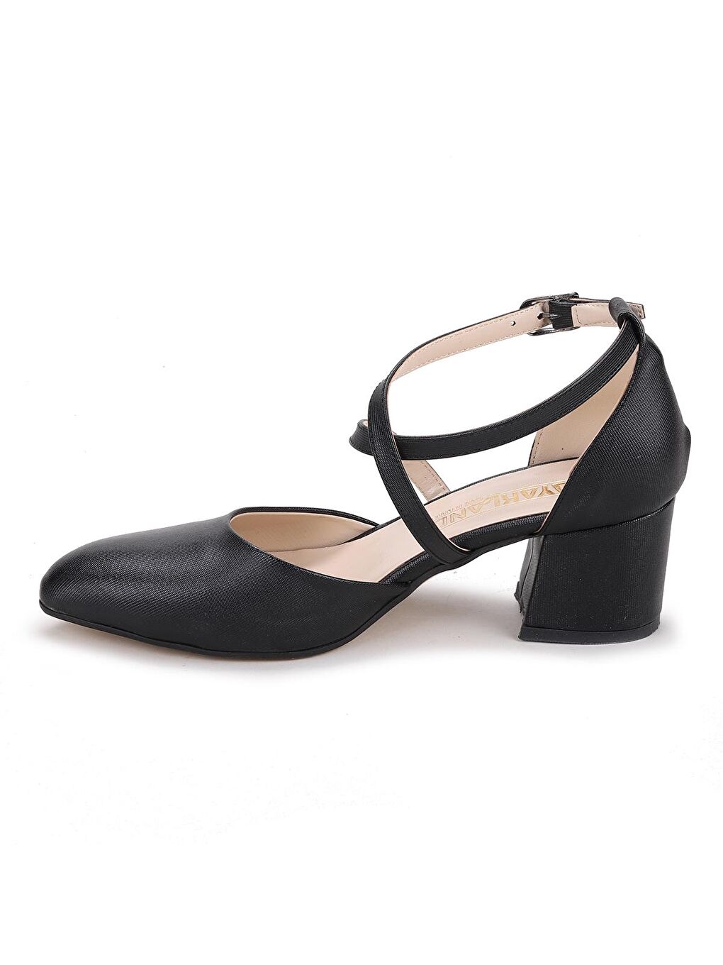 Siyah Parlak 5 Cm Topuklu Kadın Ayakkabı Tier 1990.116-4