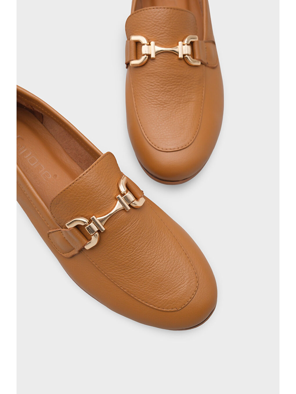 Kahverengi Aplike Detaylı Kadın Babet-3