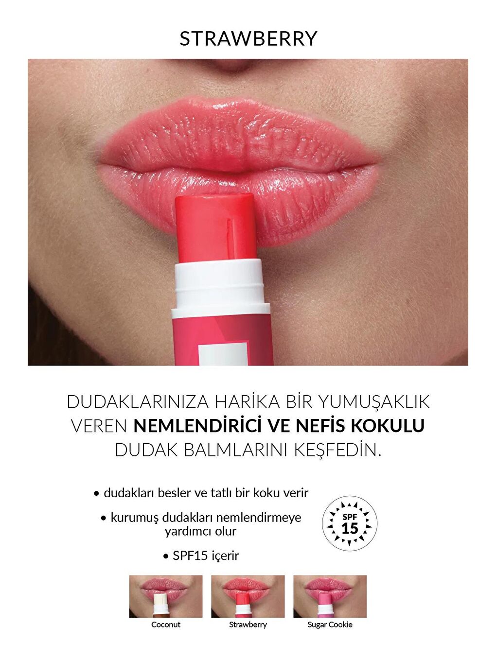 Color Trend Dudak Balmı Strawberry İkili Set-2