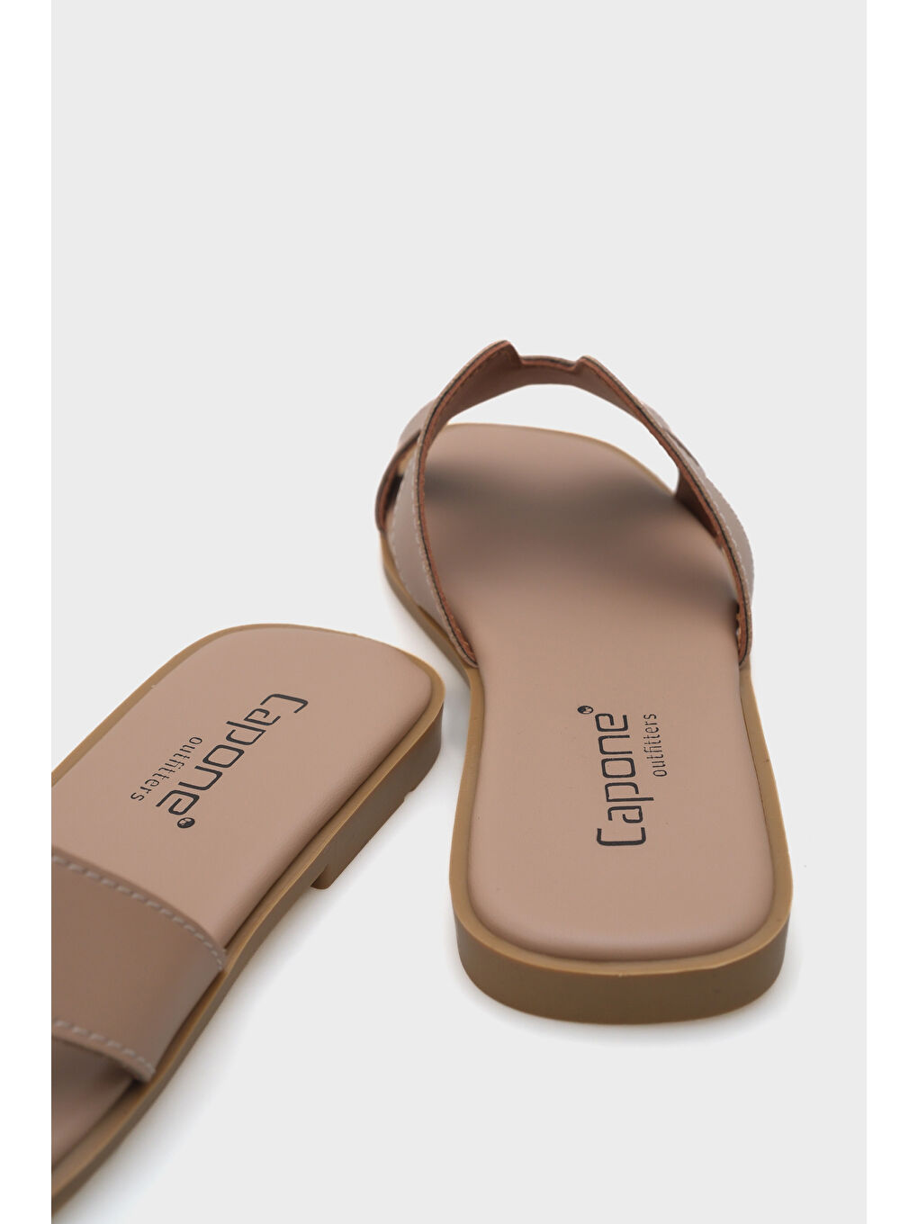 Bej Cilt Halsey Kadın Terlik-2