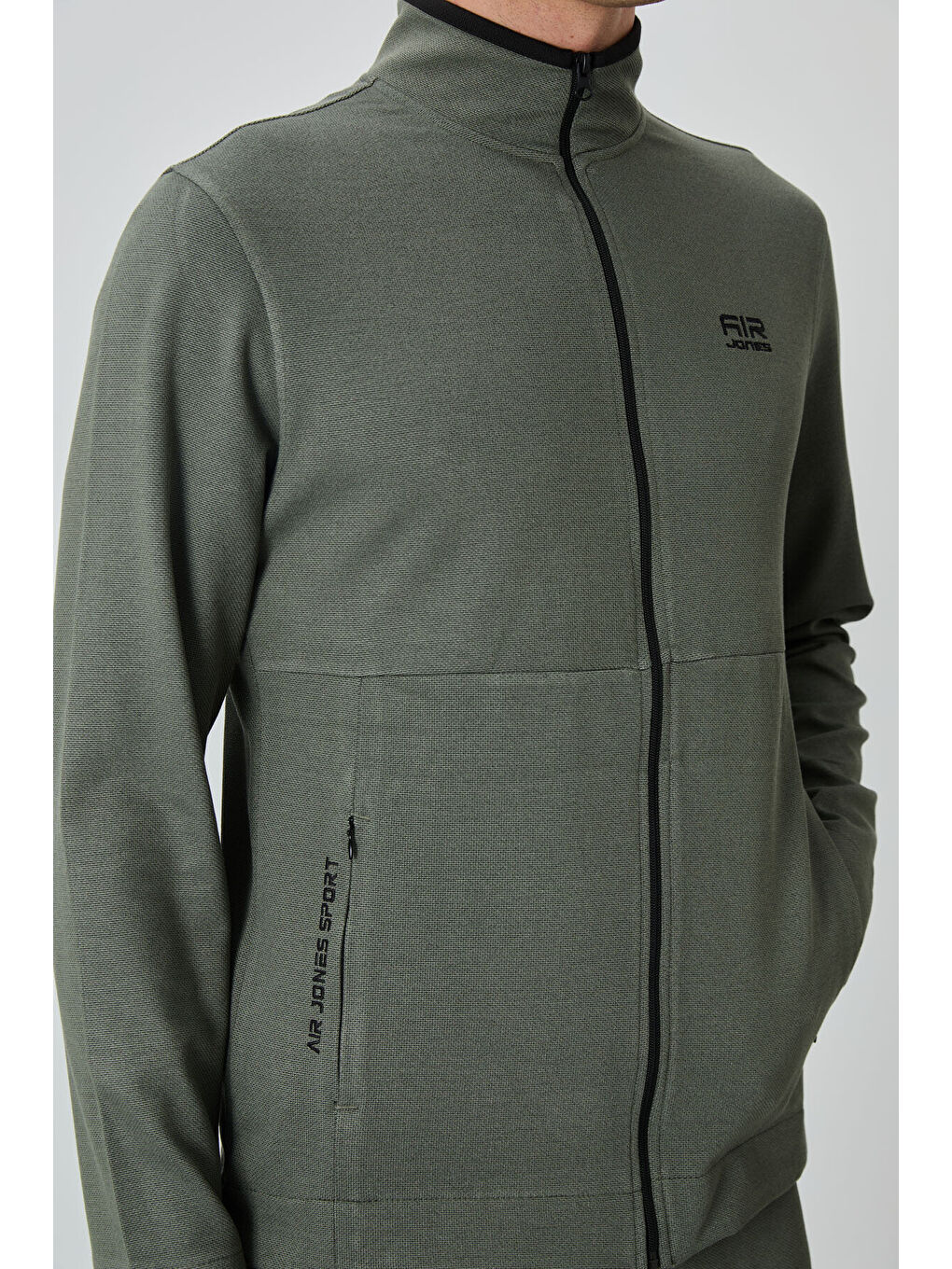 Carlos Haki Standart Kalıp Erkek Eşofman Takım - 85209-4