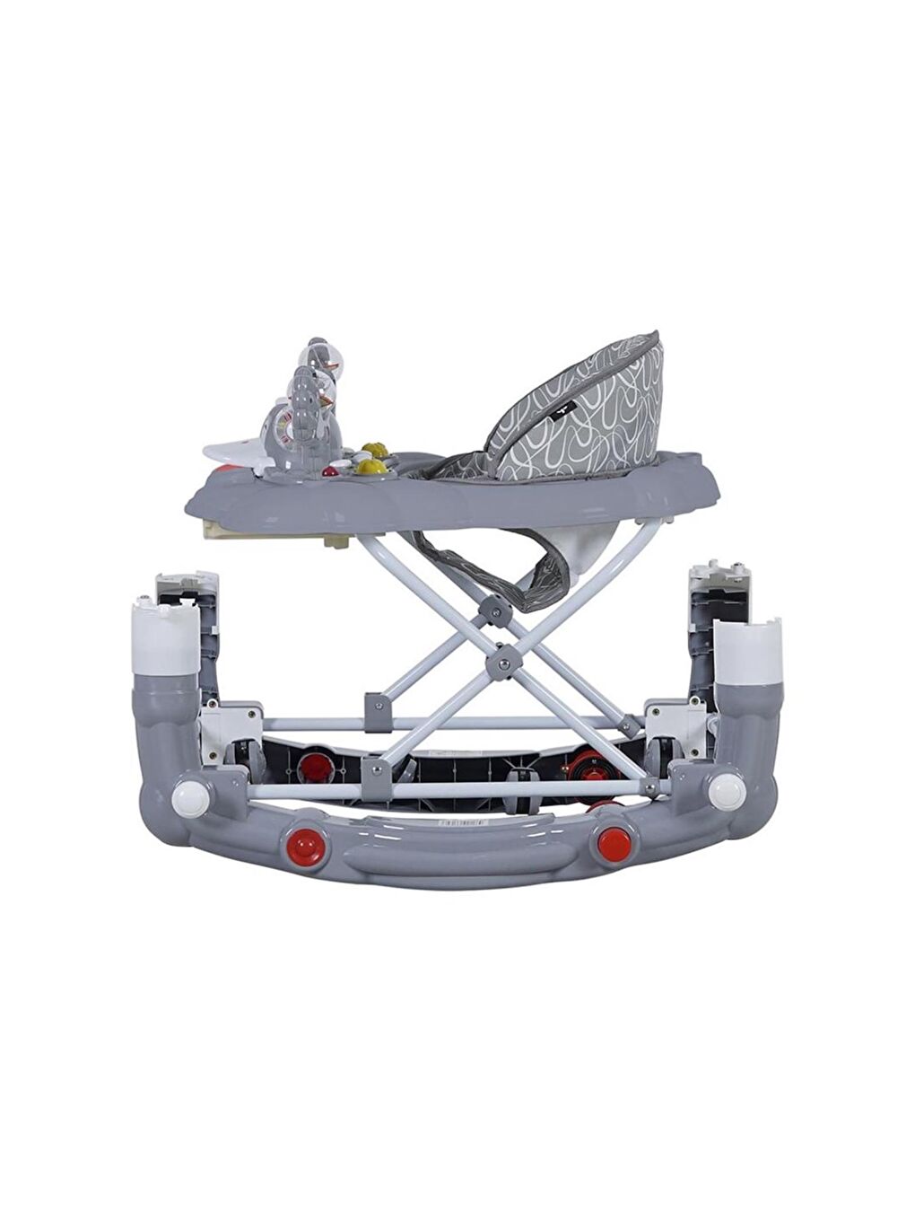 Kiddy Sallanmalı Bebek Yürüteci - Gri-3