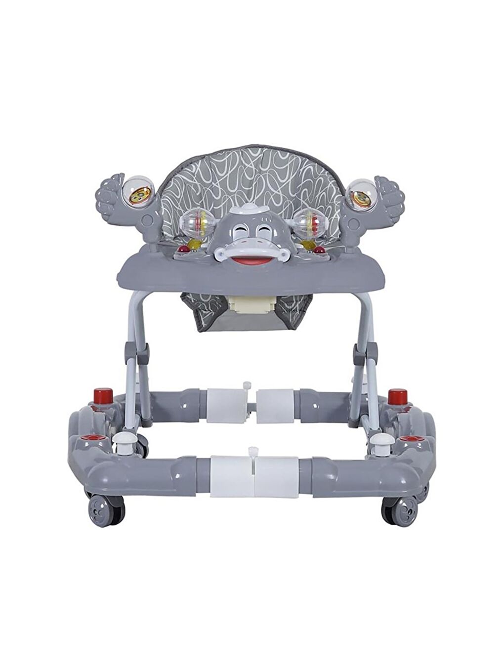 Kiddy Sallanmalı Bebek Yürüteci - Gri-8