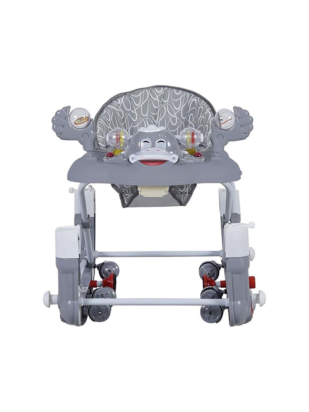 Kiddy Sallanmalı Bebek Yürüteci - Gri-10