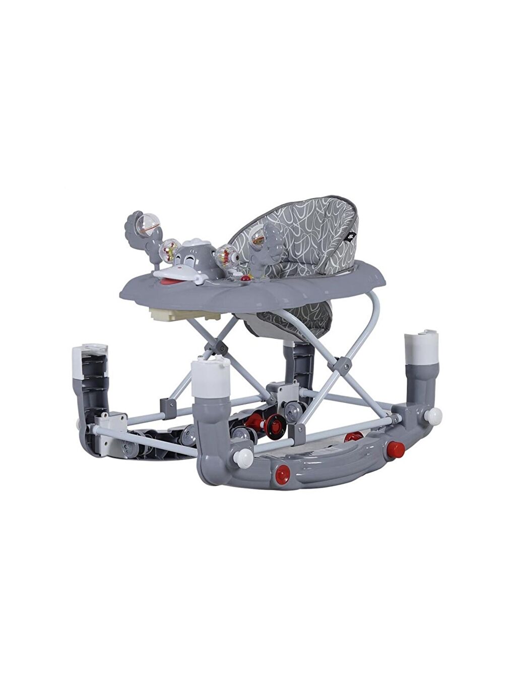 Kiddy Sallanmalı Bebek Yürüteci - Gri-11