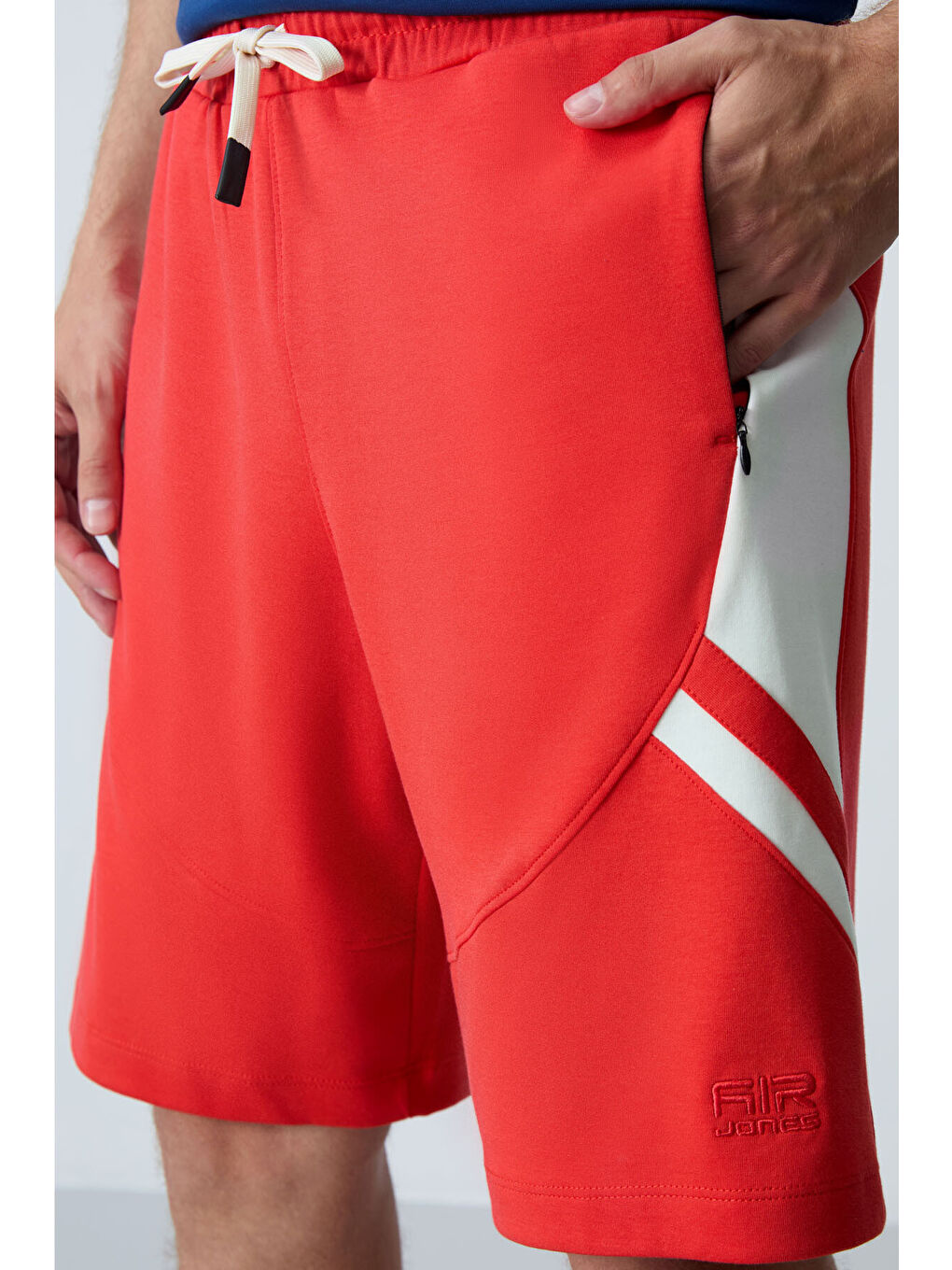 Kırmızı Fiesta Pamuklu Kalın Yumuşak Dokulu Standart Fit Basic Erkek Şort  - 81281-2