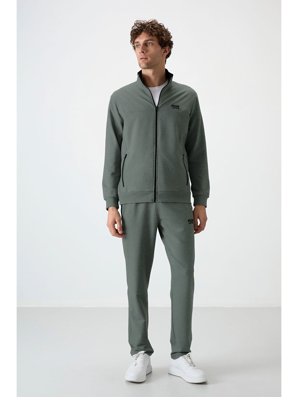 Yeşil Troy Çağla Standart Kalıp Erkek Eşofman Takım - 85196