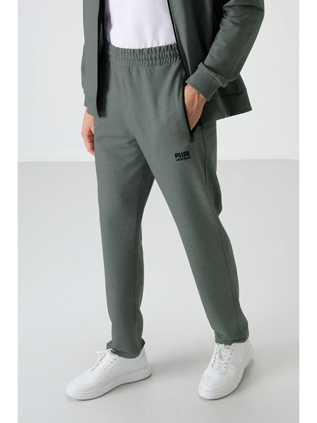 Yeşil Troy Çağla Standart Kalıp Erkek Eşofman Takım - 85196-2