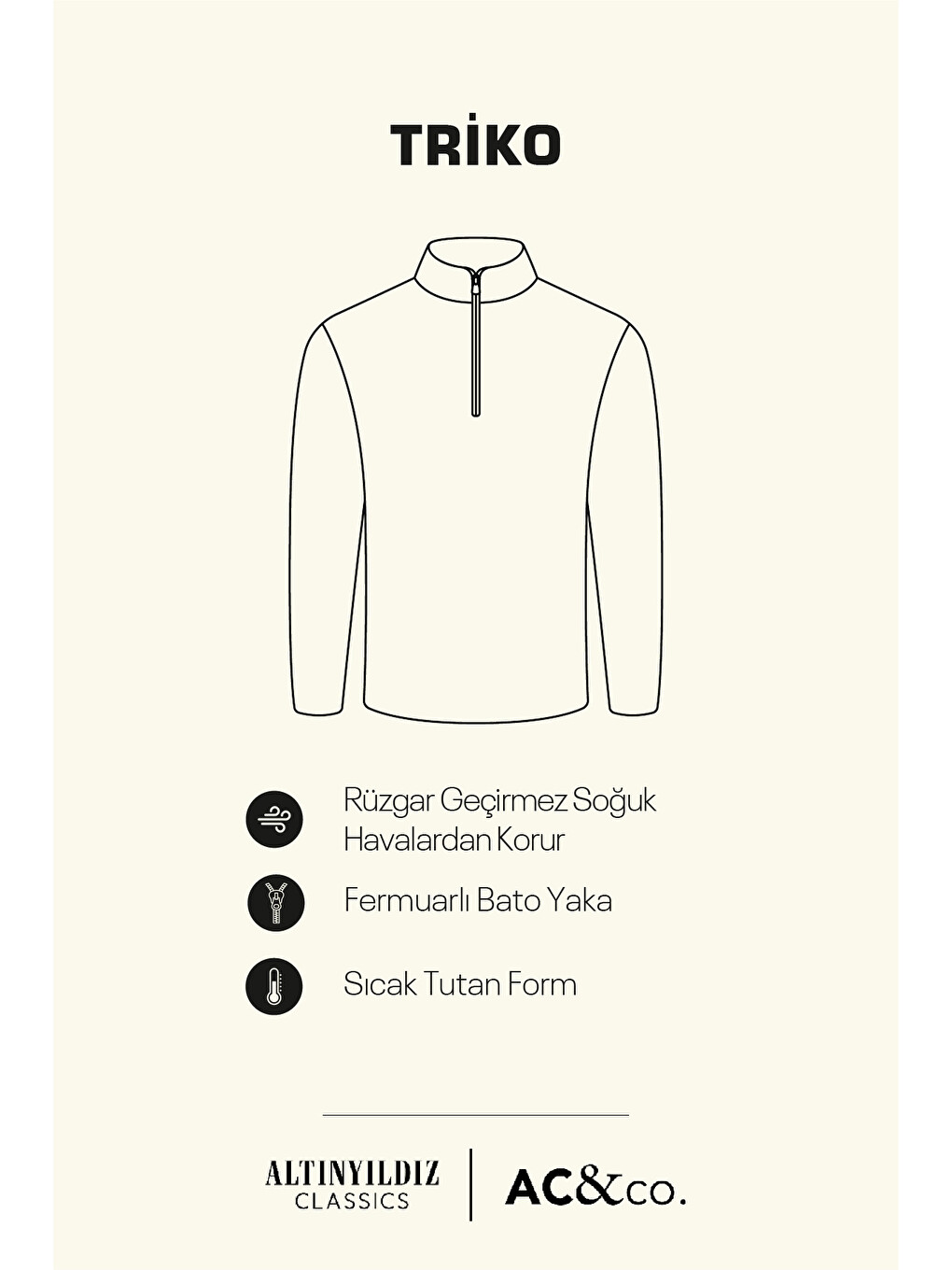 Erkek Haki Pamuklu Standart Fit Normal Kesim Bato Yaka Jakarlı Triko Kazak-2