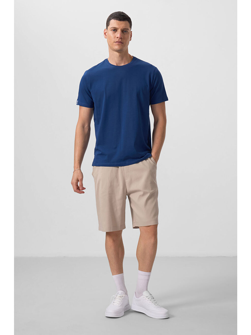 Mavi Parlament Erkek Basic Kısa Kol Standart Kalıp O Yaka Tişört - 87911-1