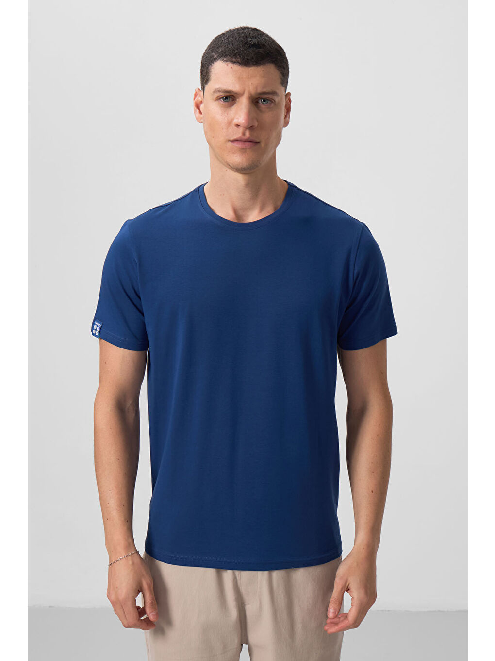 Mavi Parlament Erkek Basic Kısa Kol Standart Kalıp O Yaka Tişört - 87911-3
