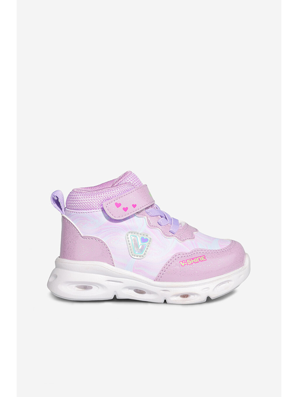 Poni Işıklı Kız Bebek Lila Bot