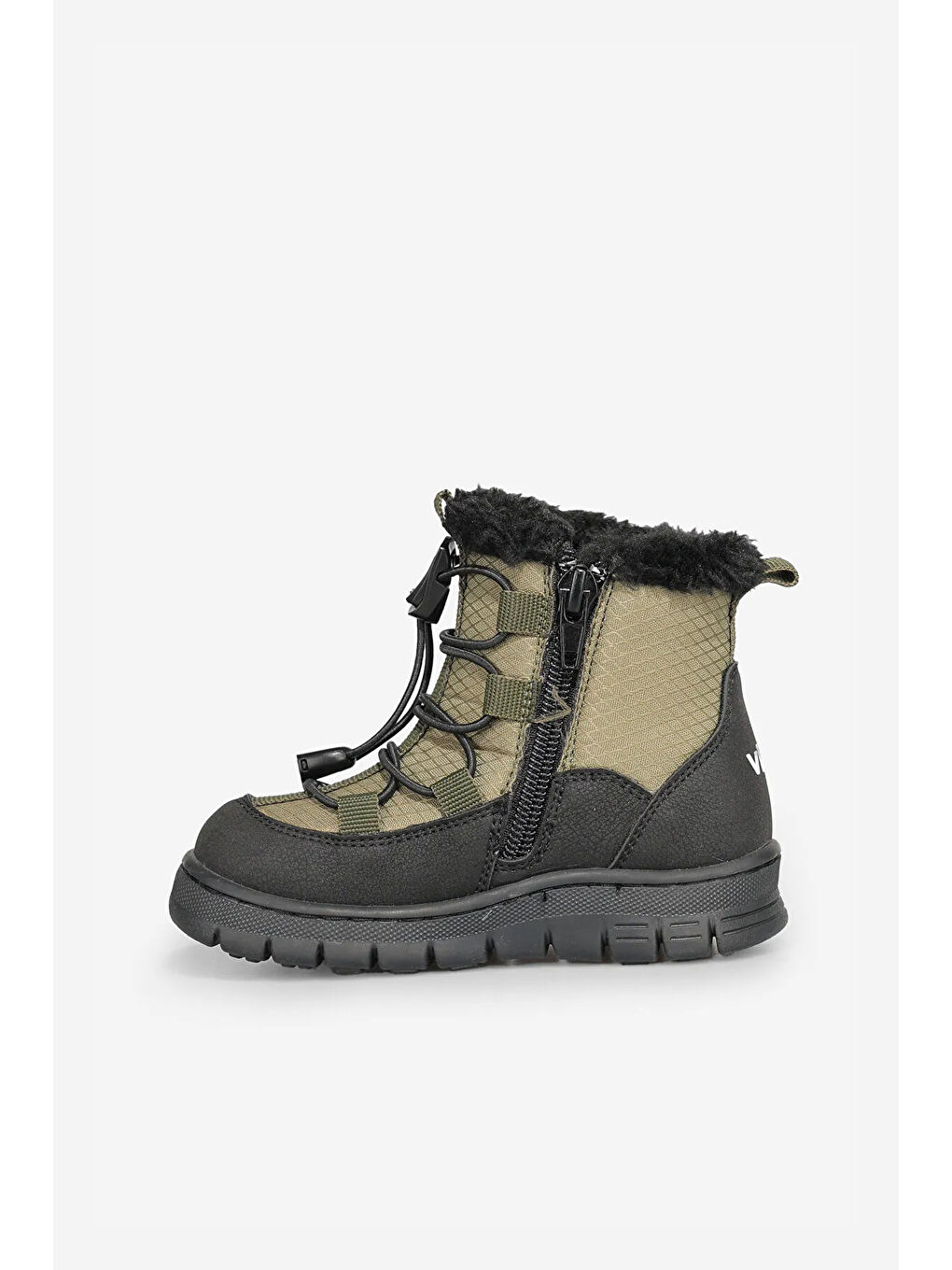 Nagoya Kürklü Unisex Okul Öncesi Haki Bot-1