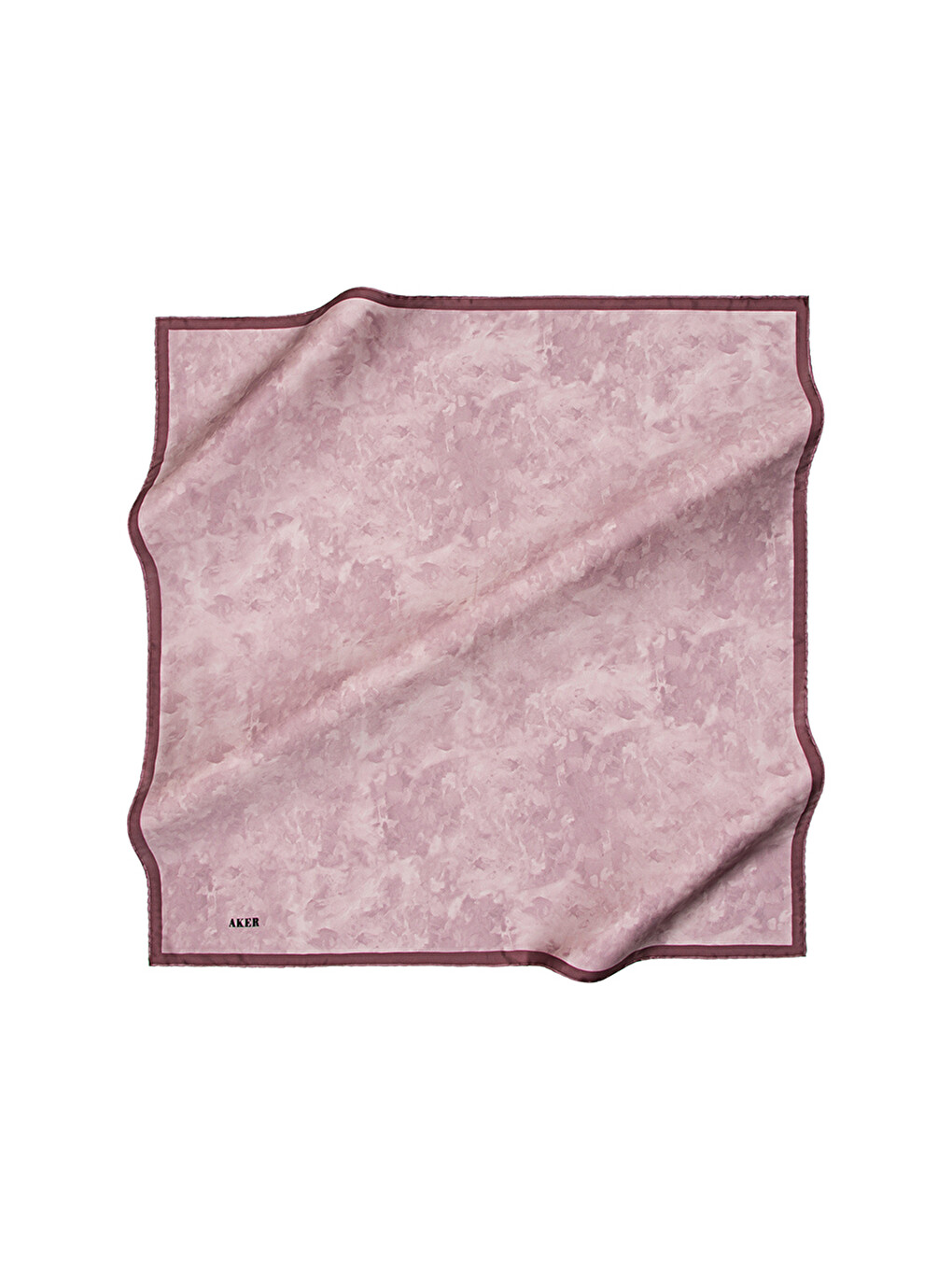 Pembe Pudra 90x90 İpek Pamuk Eşarp