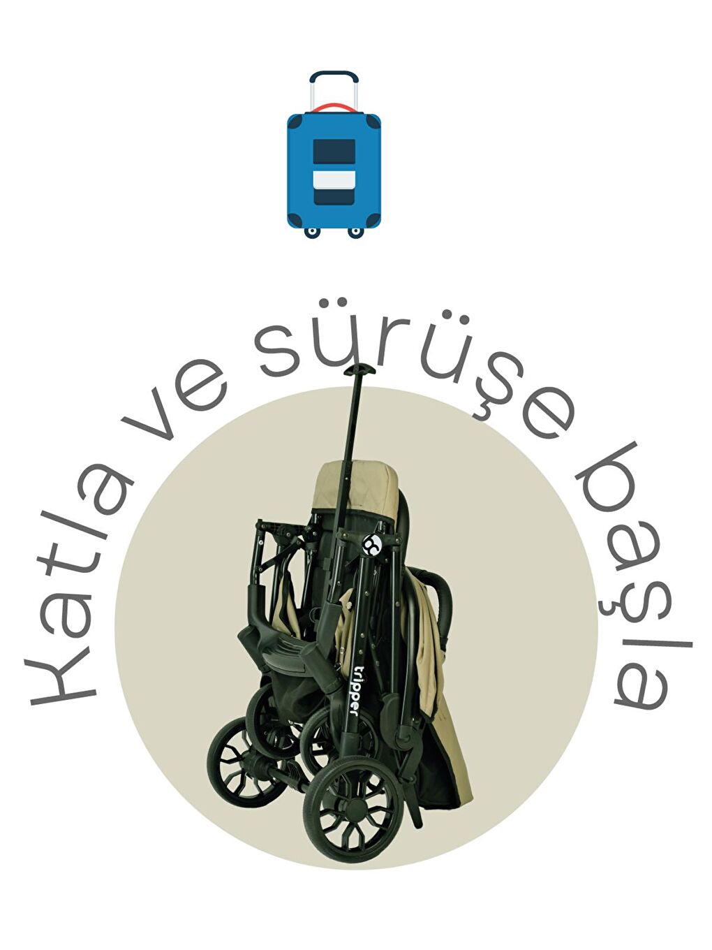 Tripper Kabin Boy Bebek Arabası - Siyah-2