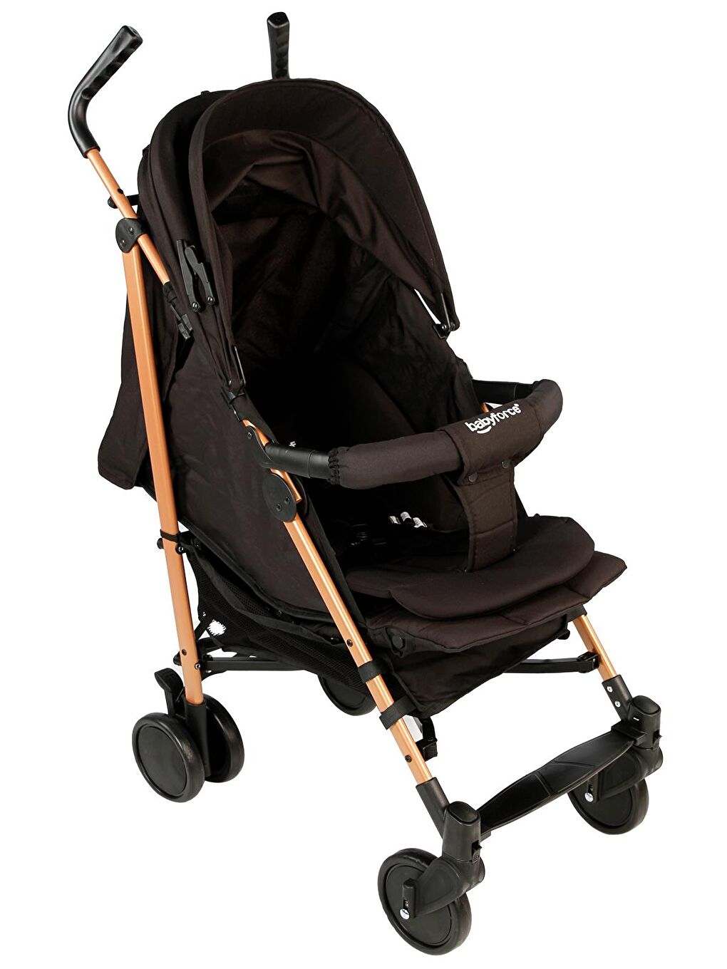 Polo20 Lüks Baston Bebek Arabası - Siyah-3