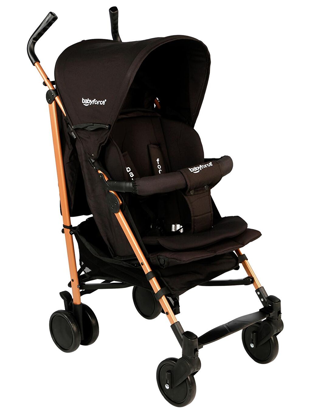 Polo20 Lüks Baston Bebek Arabası - Siyah