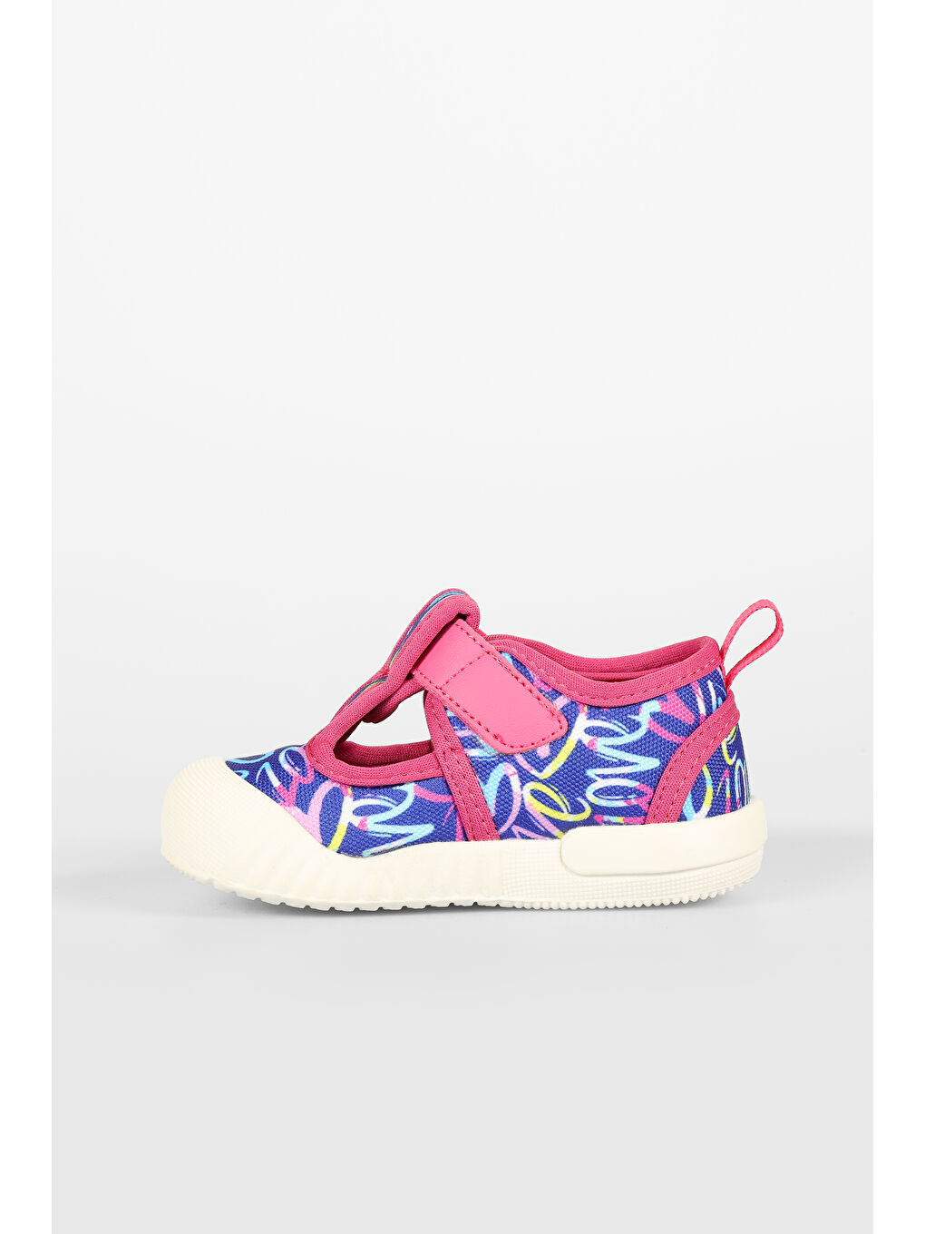 Darida Desenli Kız Bebek Lacivert Günlük Ayakkabı-4