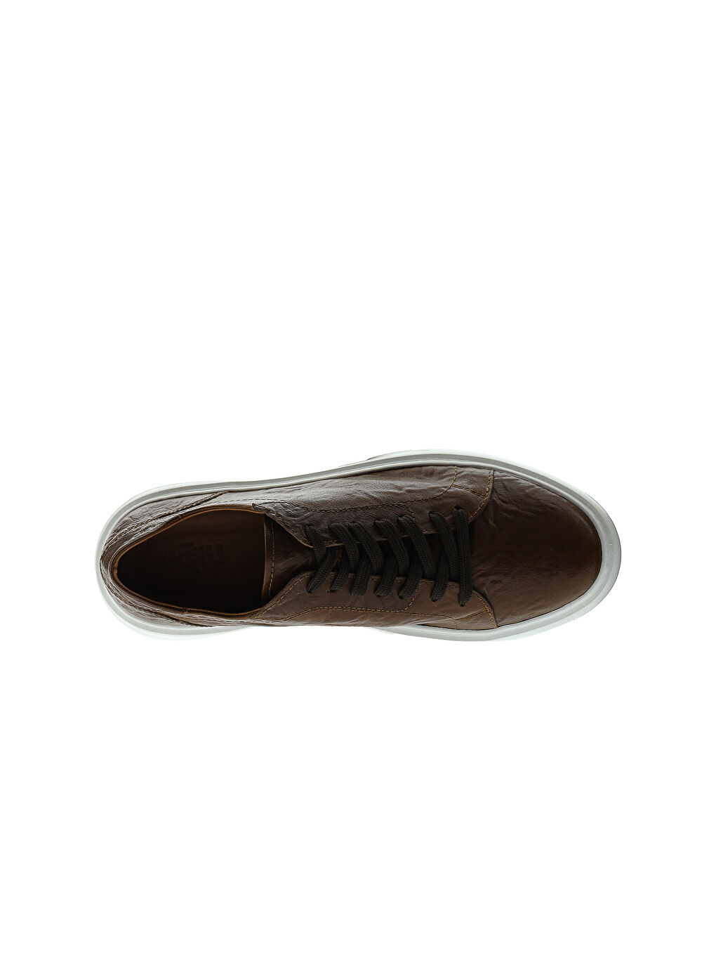 Kahverengi Sneaker Deri Ayakkabı-6