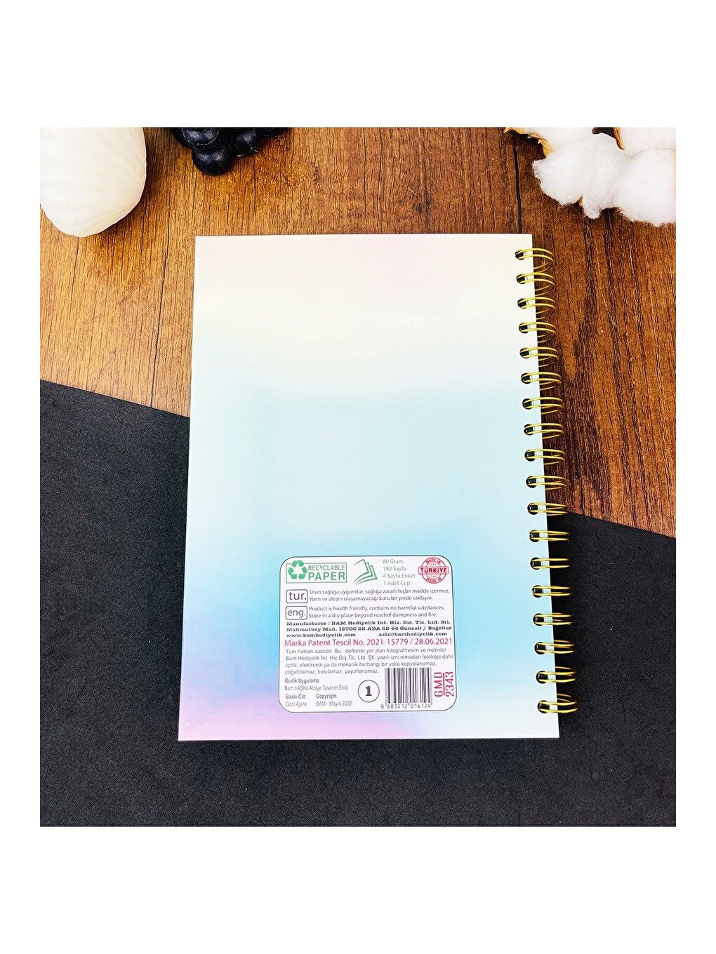 BAM HEDİYELİK EŞYA My Planner Tasarımlı Konuşan Ajanda - 2