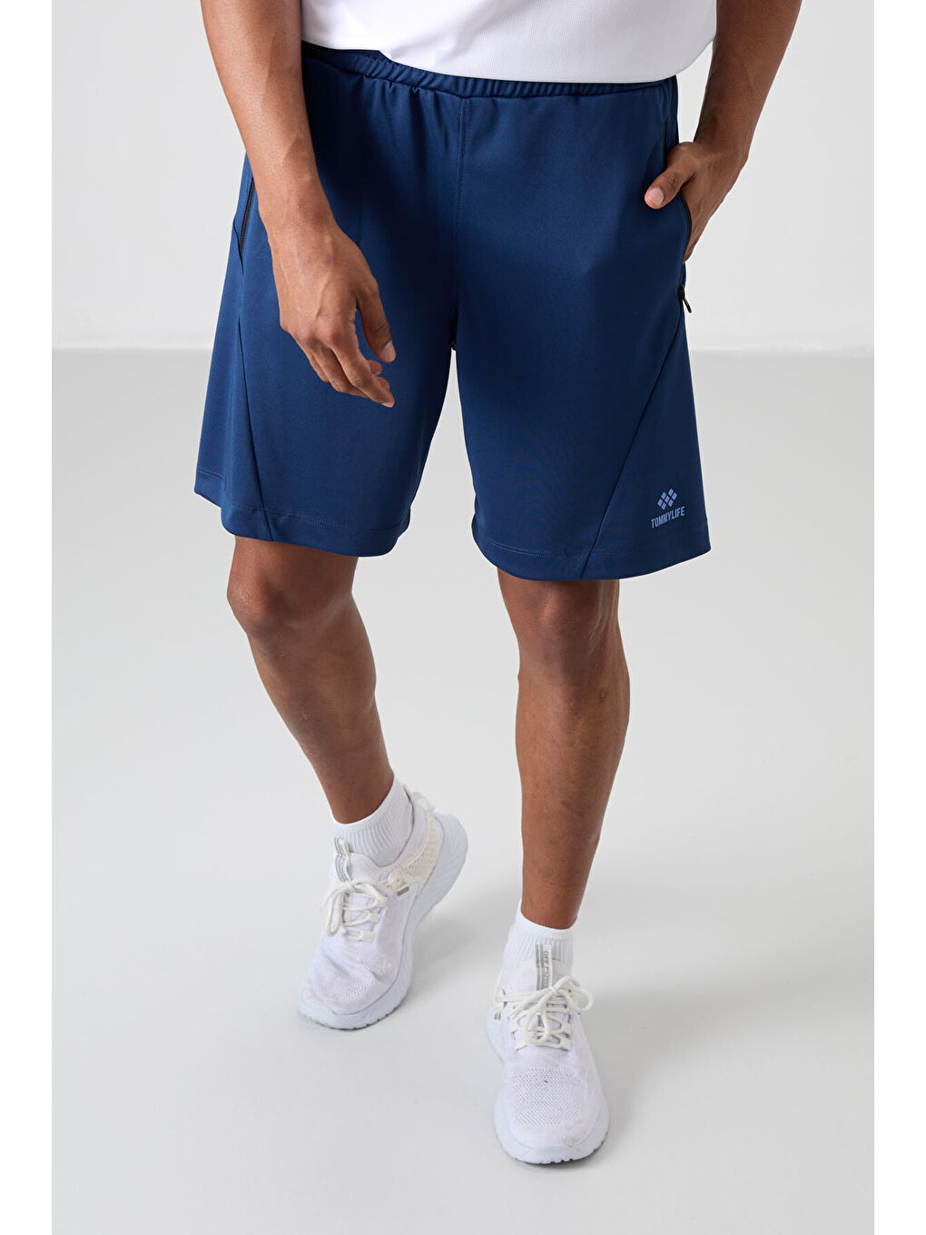 Mavi Parlament Polyester Kalın Yumuşak Comfort Fit Erkek Şort - 81273-1