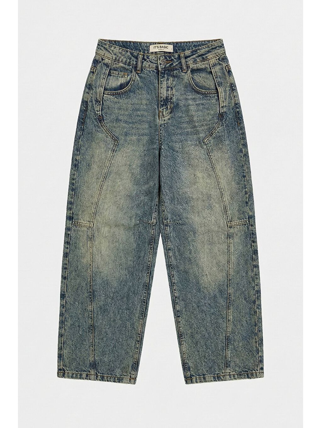 Mavi Kadın T.Kot Rengi 4w5-85 Barrel Fit Cep Detaylı %100 Pamuk Tasarım Denim Jean-2