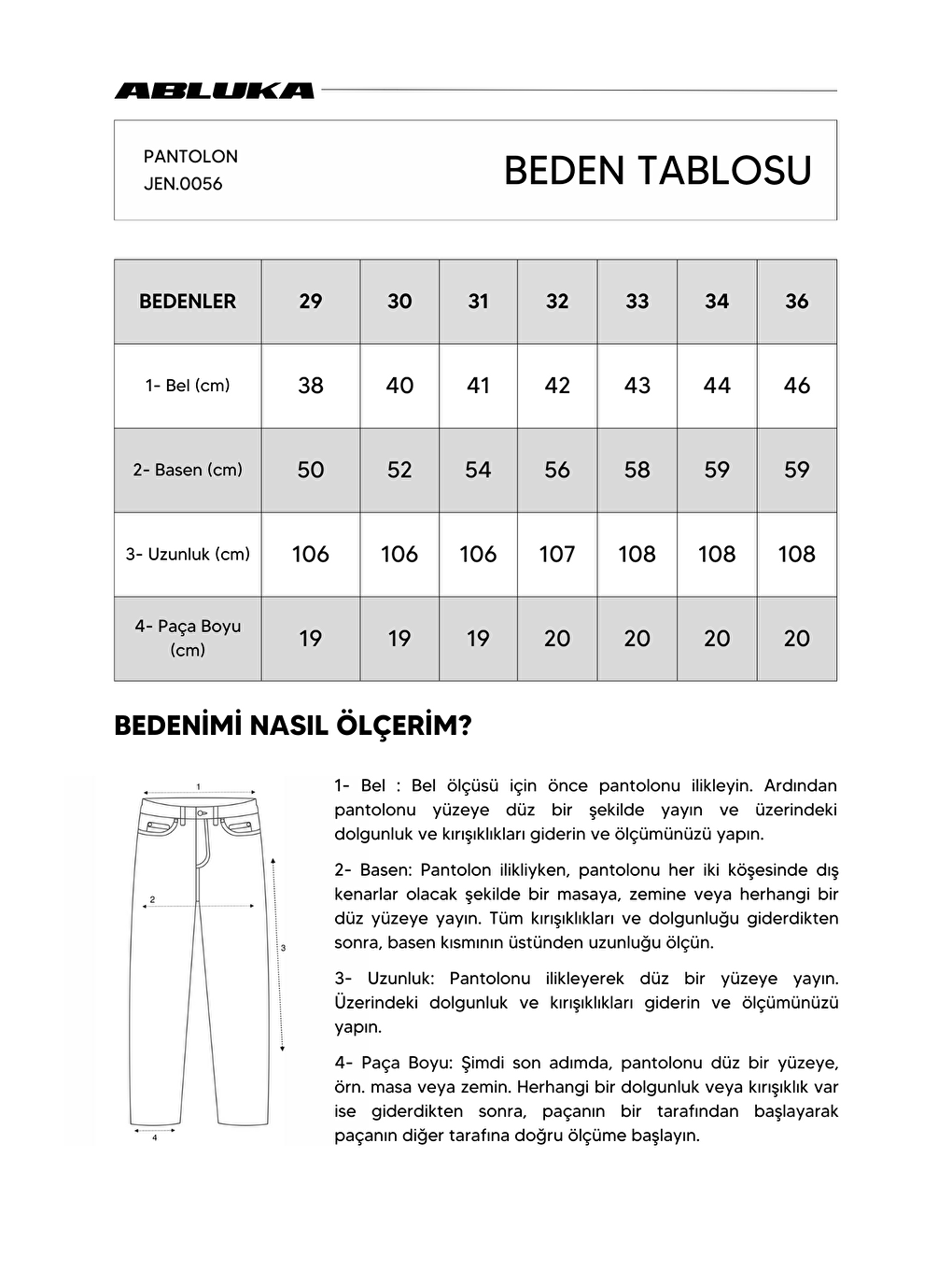 Loose Fit %100 Pamuk Jean Pantolon Antrasit-2