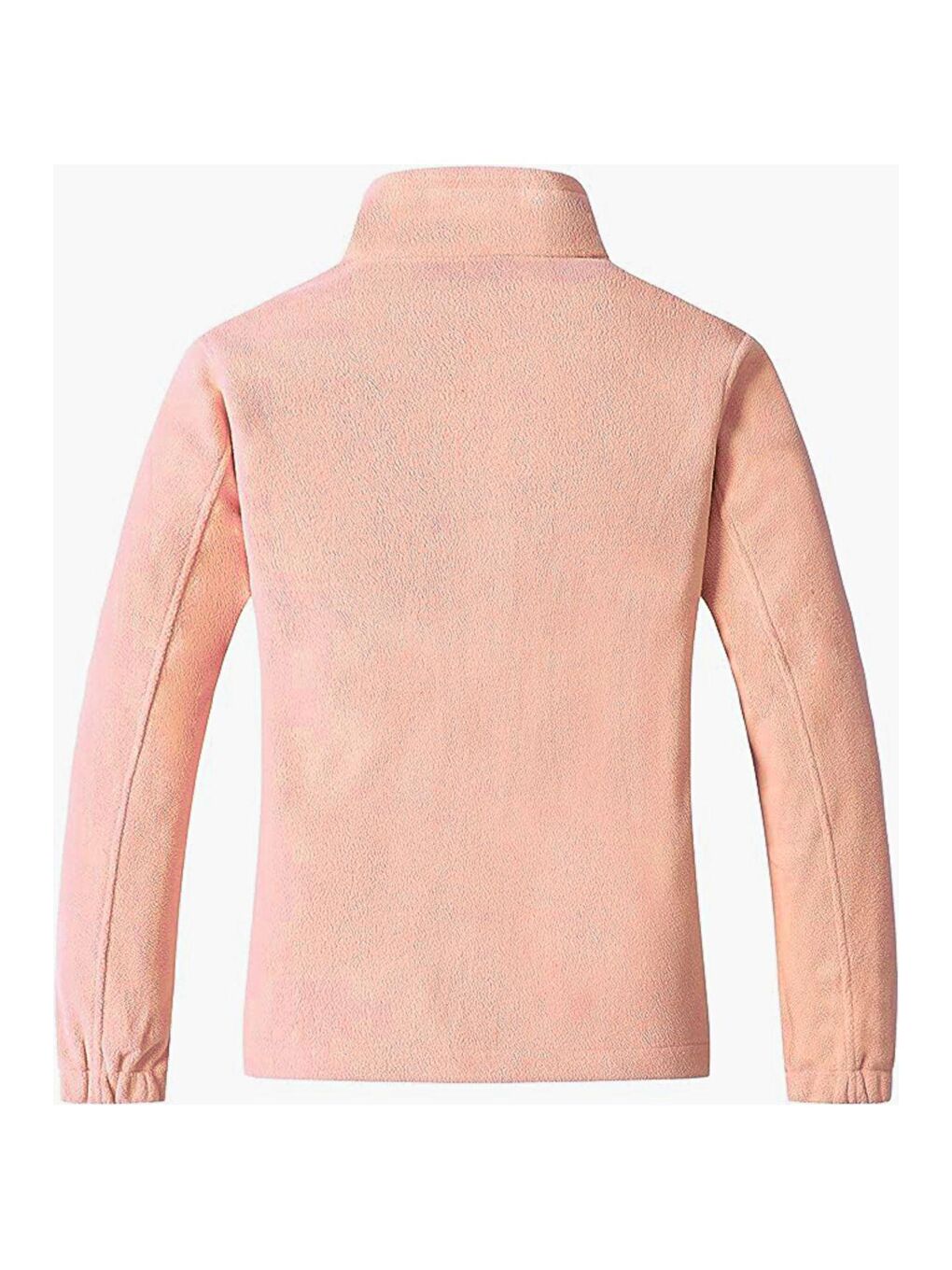 Pembe Unisex Renkli Tam  Polar Outdoor Polar Fermuarlı Sweatshirt Tactical Polar-1