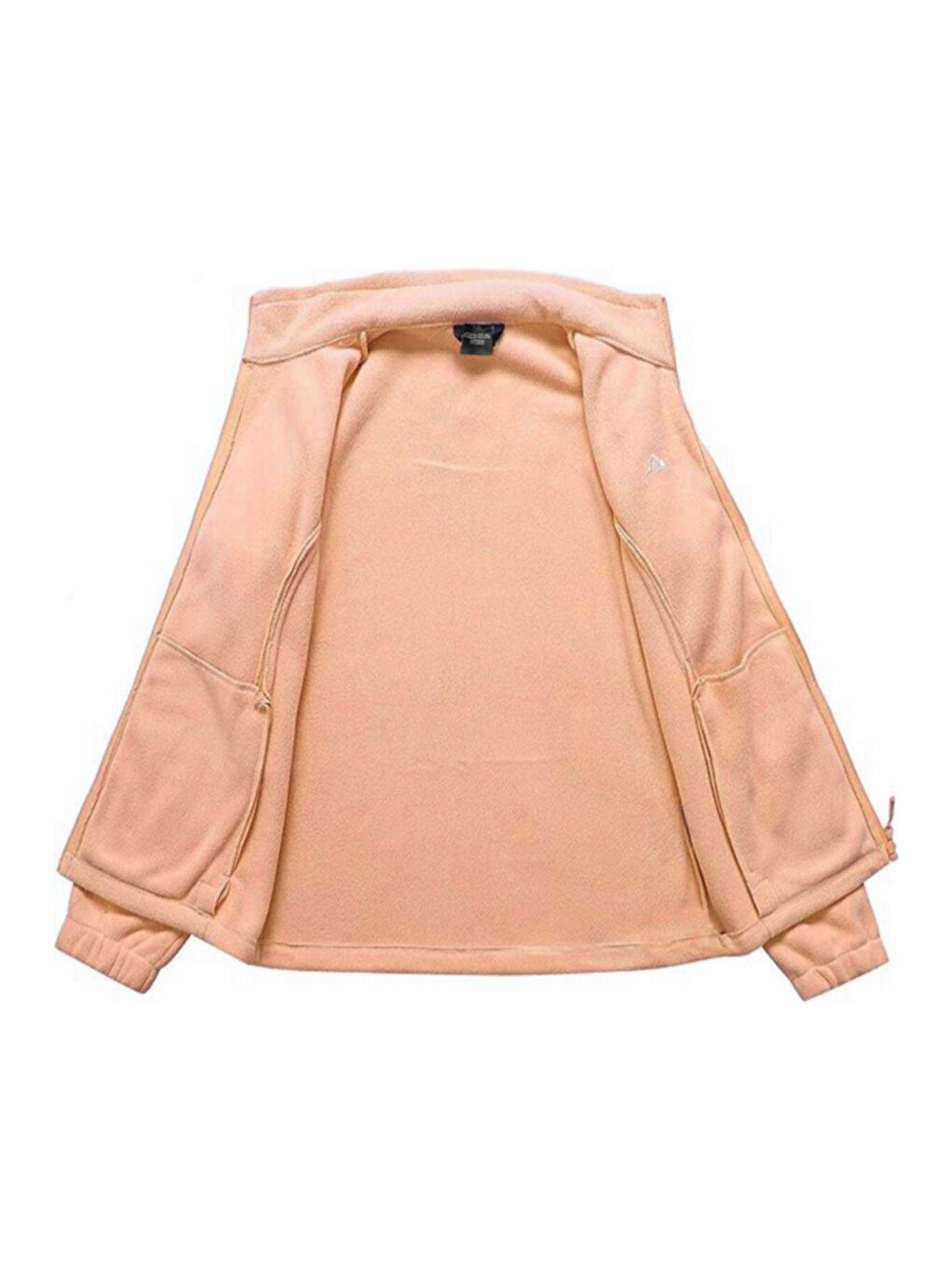Pembe Unisex Renkli Tam  Polar Outdoor Polar Fermuarlı Sweatshirt Tactical Polar-2