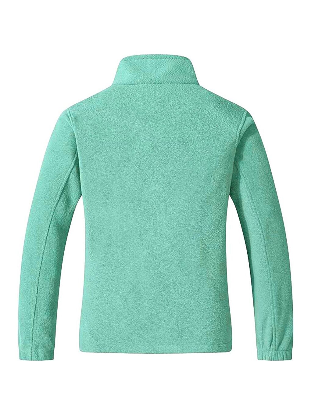 Genius Store Yeşil Unisex Renkli Tam  Polar Outdoor Polar Fermuarlı Sweatshirt Tactical Polar - 1