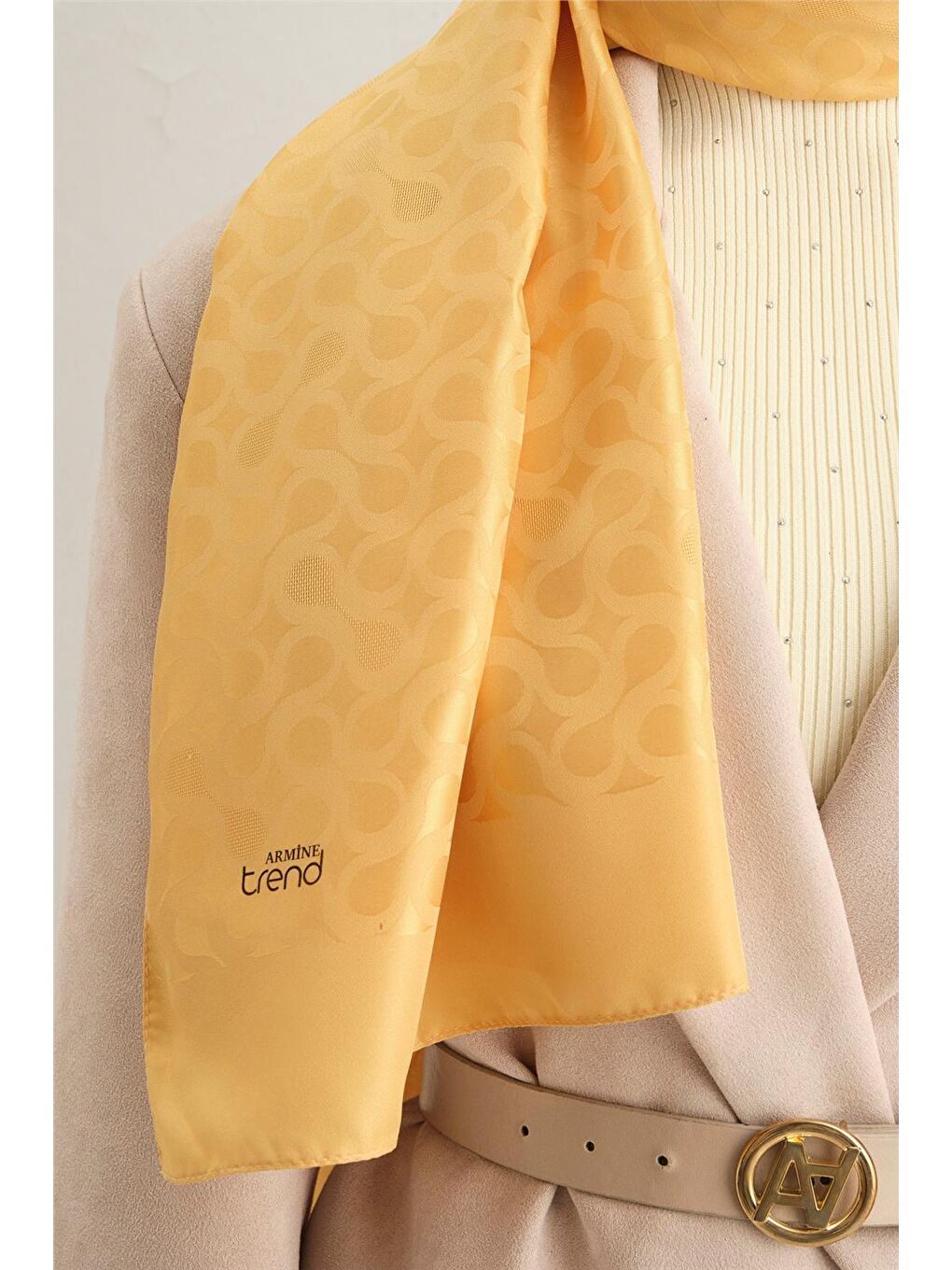 Sarı Trend İnci Monogram 1 75-1