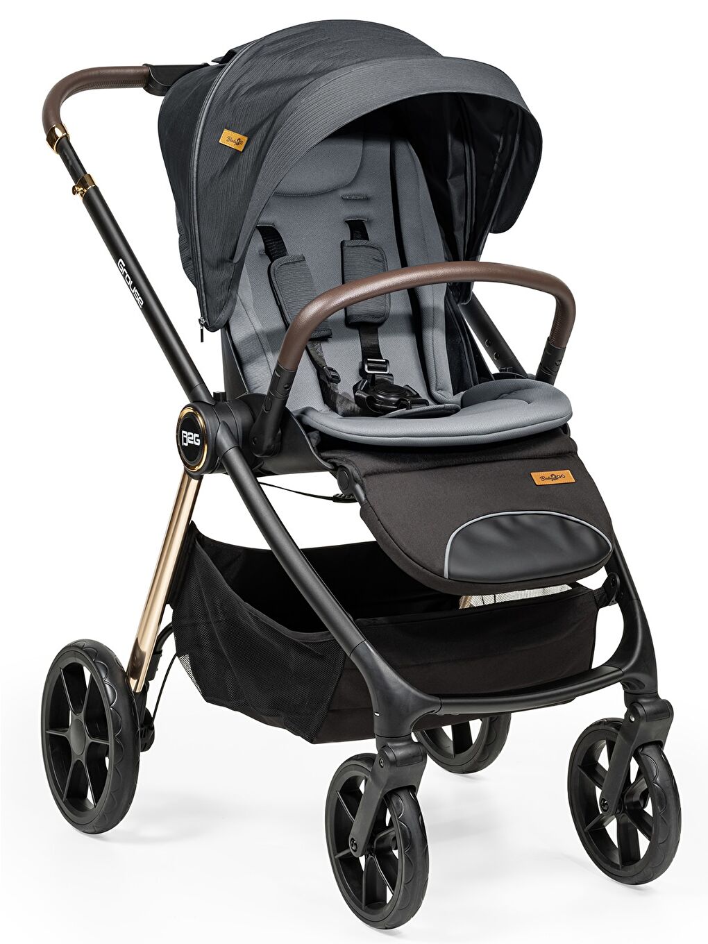 Grouse Travel Sistem Bebek Arabası - Gri Standart-2