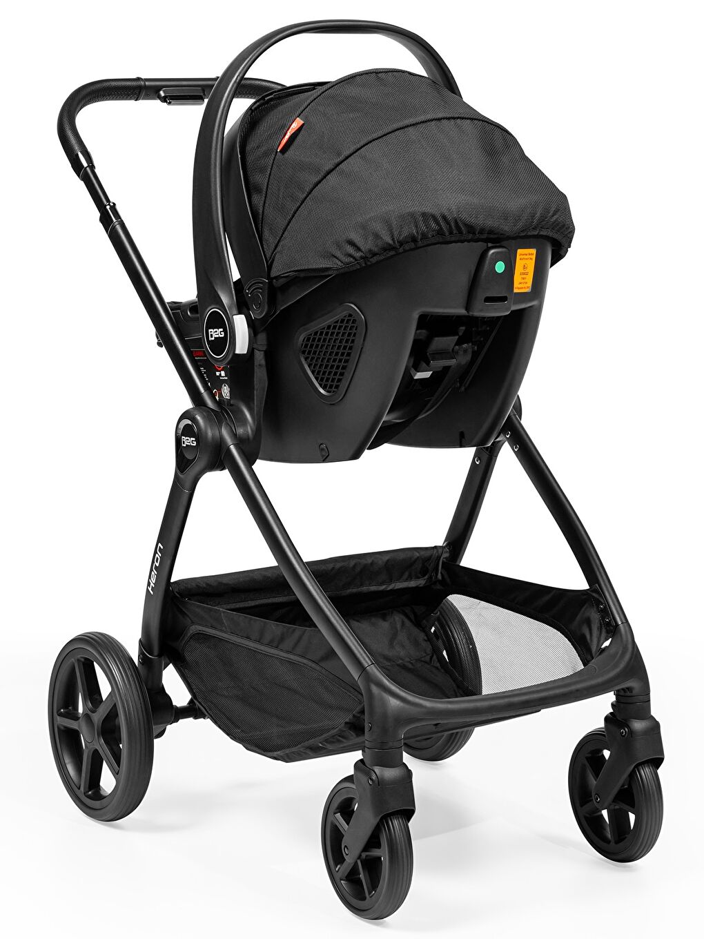 Heron Travel Sistem Bebek Arabası - Siyah Standart-5