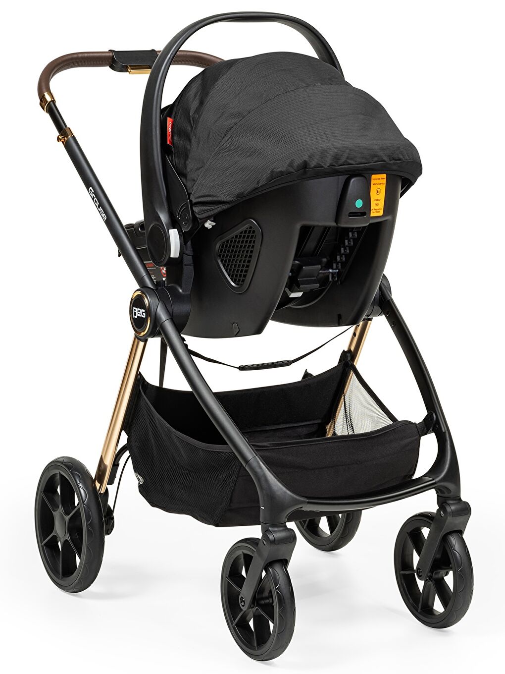 Grouse Travel Sistem Bebek Arabası - Siyah Standart-3