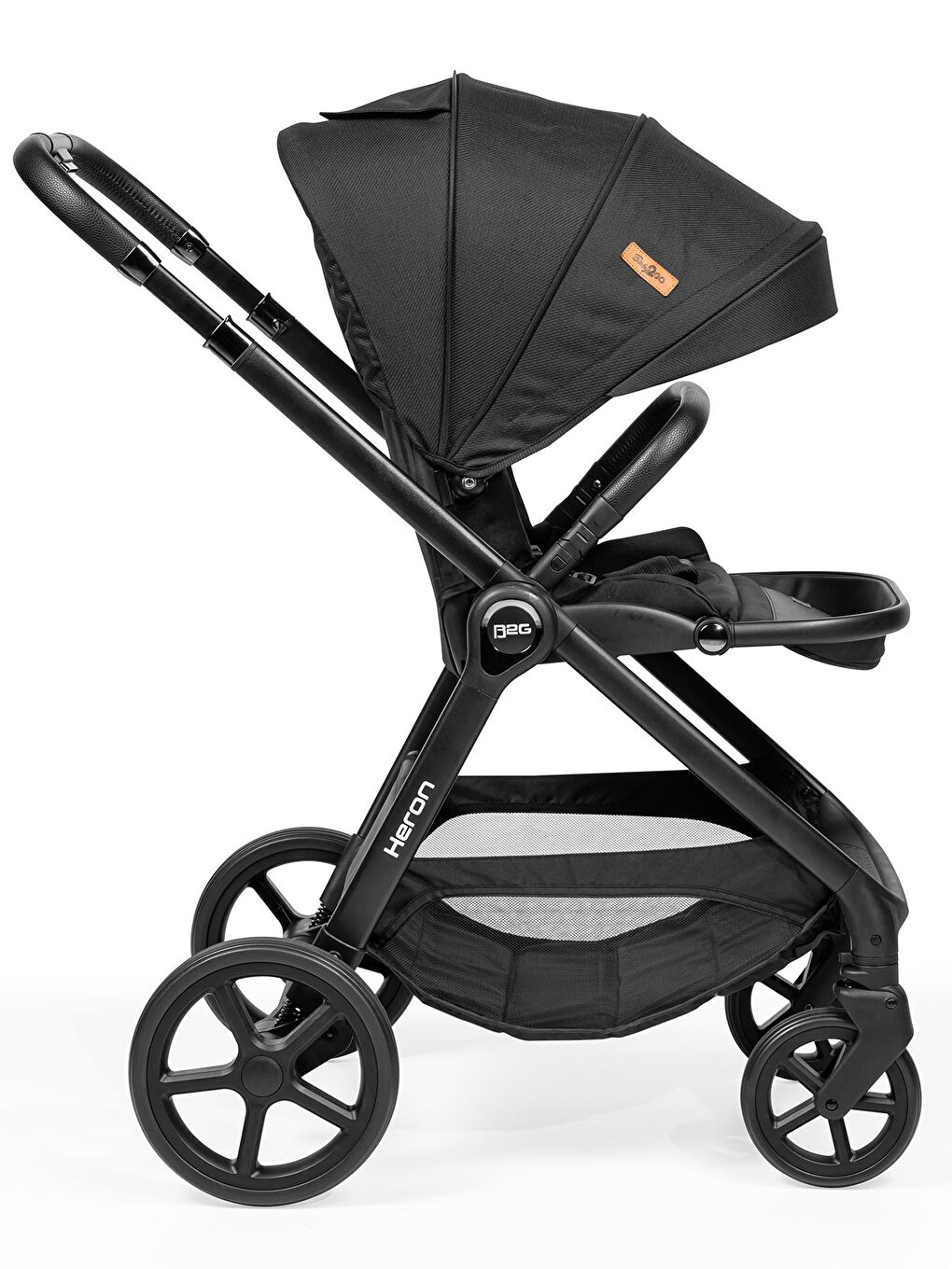 Heron Travel Sistem Bebek Arabası - Siyah Standart-11