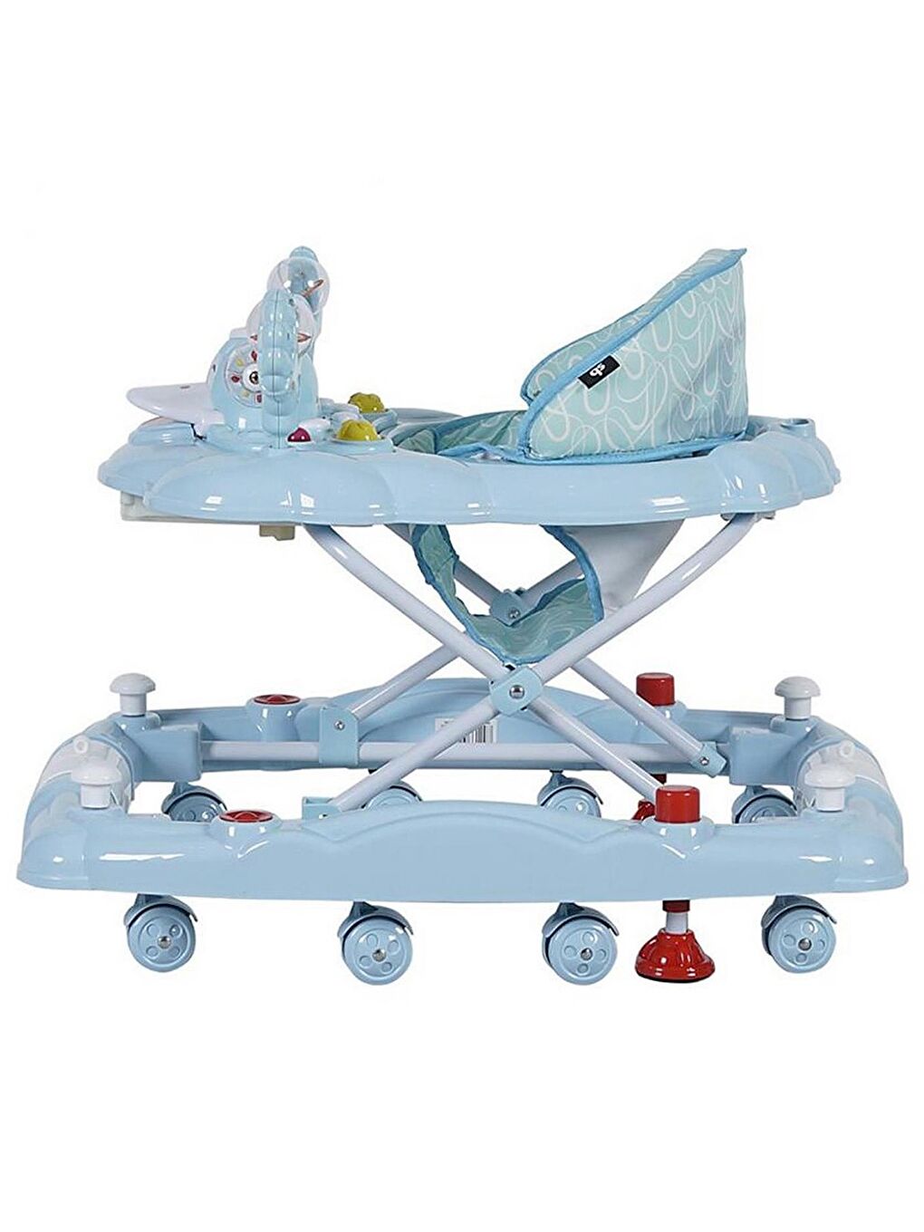 Kiddy Sallanmalı Bebek Yürüteci - Mavi Standart-6