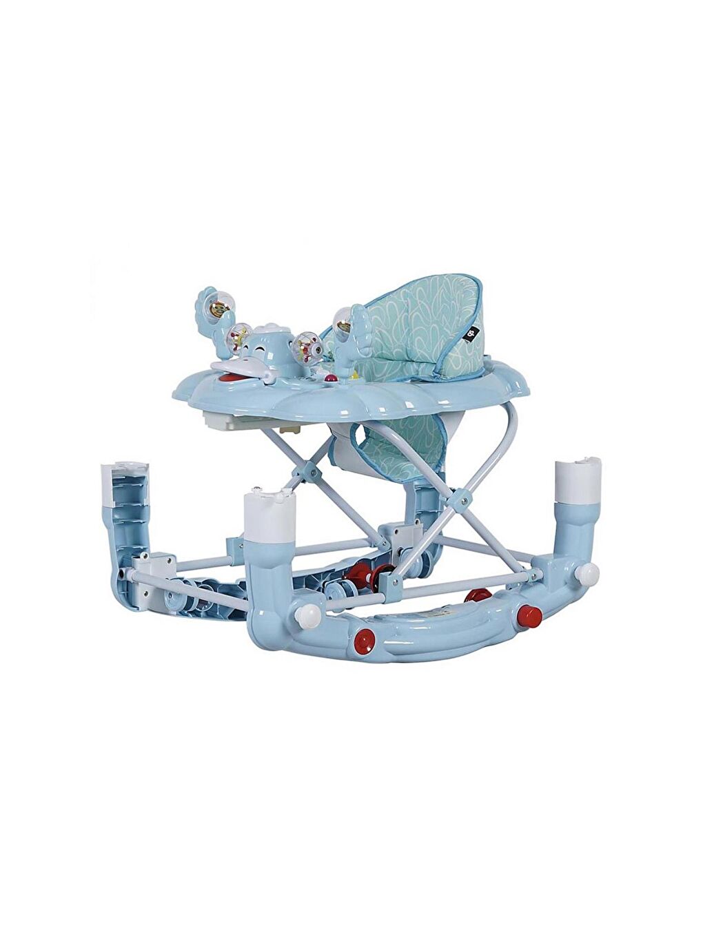 Kiddy Sallanmalı Bebek Yürüteci - Mavi Standart-9