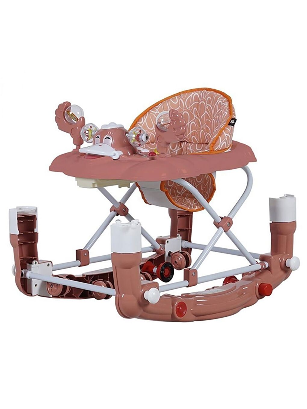 Kiddy Sallanmalı Bebek Yürüteci - Pembe-5