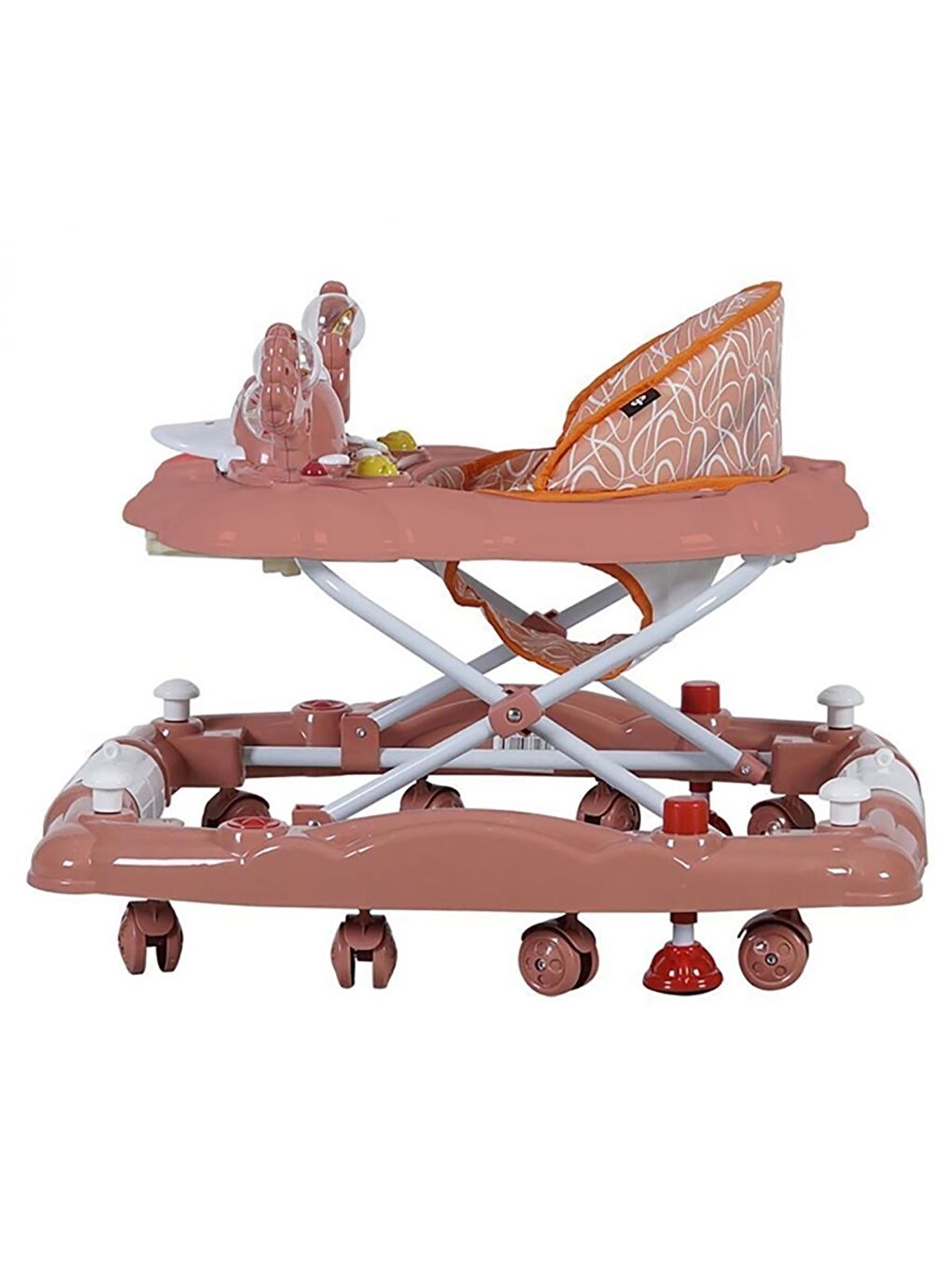 Kiddy Sallanmalı Bebek Yürüteci - Pembe-6