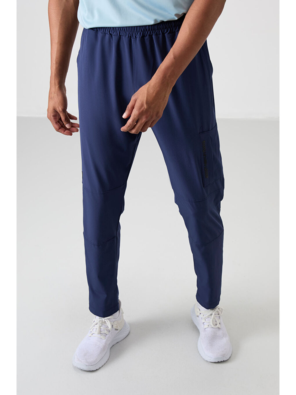 İndigo Polyester İnce Yumuşak Comfort Fit Erkek Eşofman Alt - 82120-3