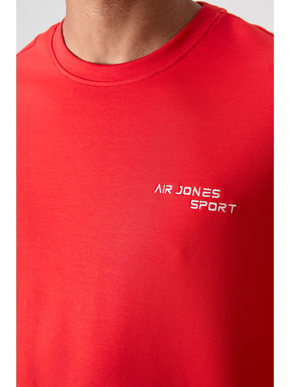 Kırmızı Pamuklu Kalın Yumuşak Dokulu Comfort Fit Nakışlı Erkek Eşofman Takım - 85254-4