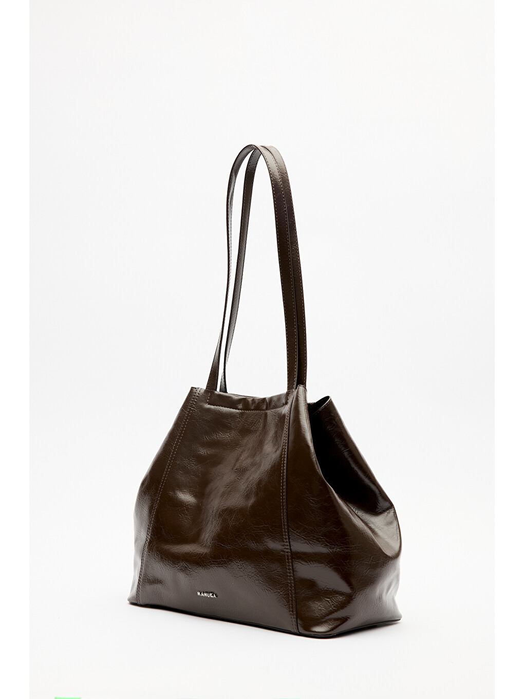 Square Tote Çanta Kahverengi-7