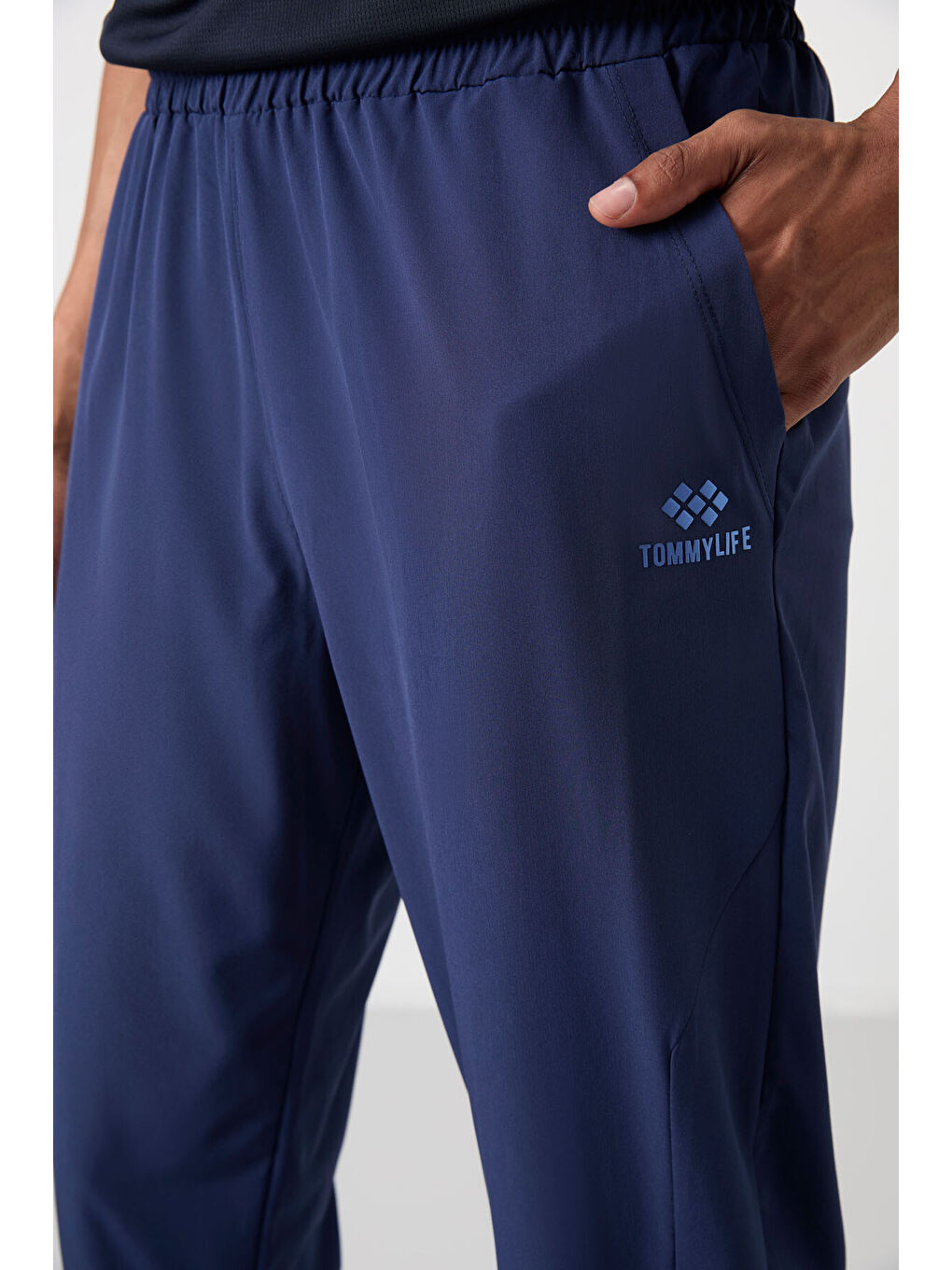 İndigo Polyester İnce Yumuşak Comfort Fit Erkek Eşofman Alt - 82119-4